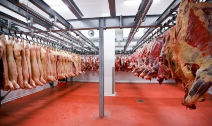 Carnes em frigorífico