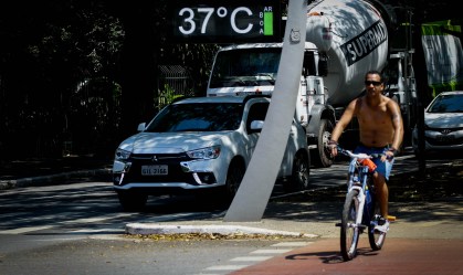 Calor bate recorde em São Paulo em virtude de massa de ar quente