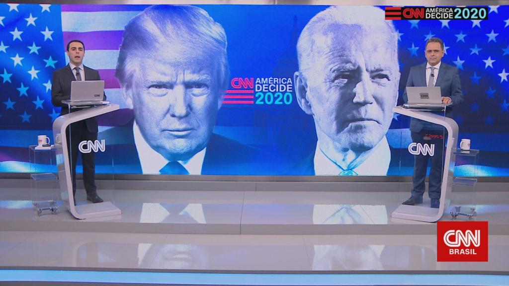 CNN transmitiu primeiro debate entre Trump e Biden