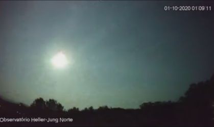 Meteoro 'superluminoso' cai no Rio Grande do Sul; veja imagens
