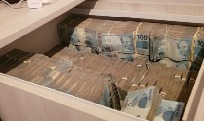 Lavagem no setor farmacêutico: Polícia encontra R$ 5 milhões dentro de gaveteiro
