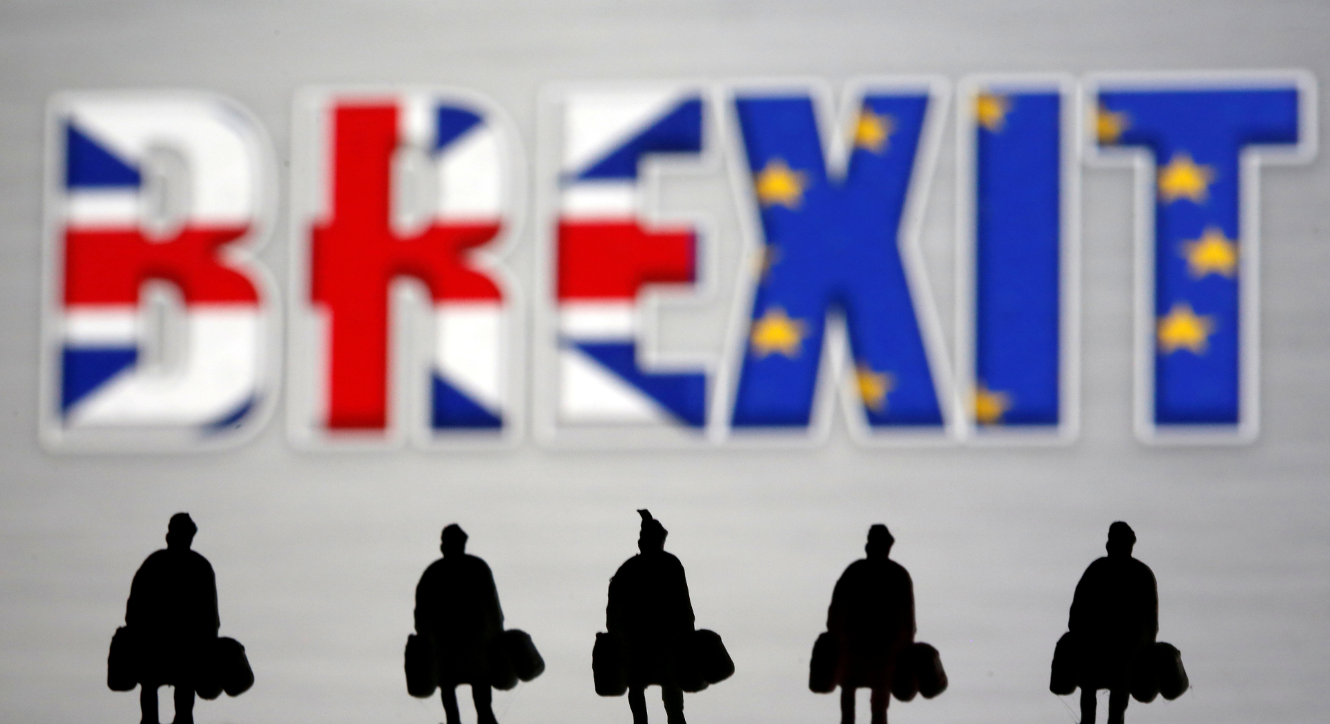 Imagem ilustrativa do Brexit, a saída do Reino Unido da União Europeia