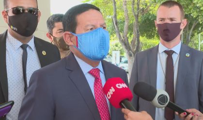 O vice-presidente Hamilton Mourão (PRTB) 