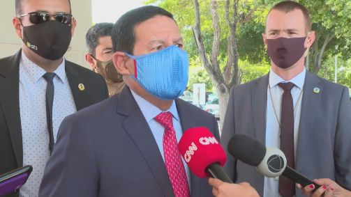 O vice-presidente Hamilton Mourão (PRTB)