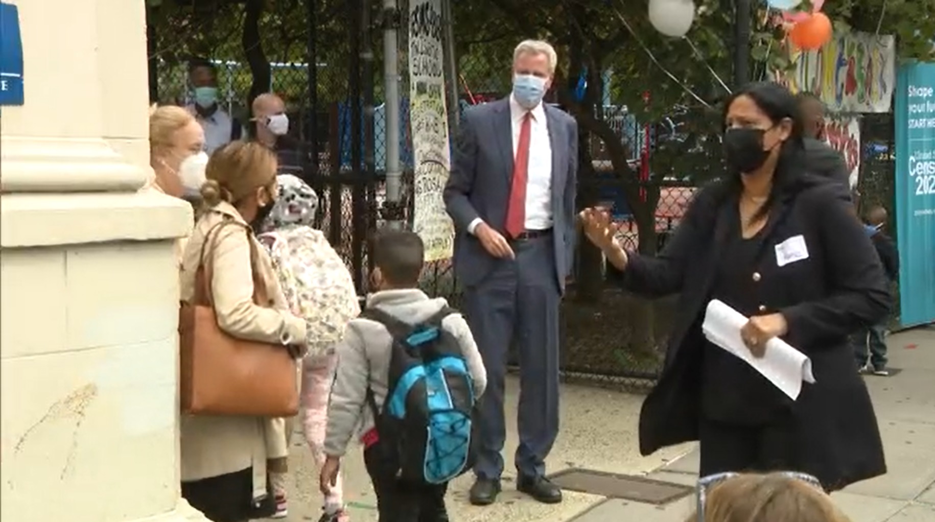 Reabertura de escolas em Nova York