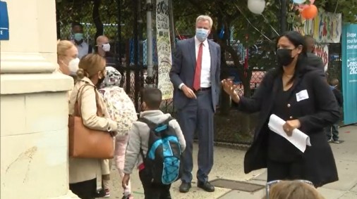 Reabertura de escolas em Nova York