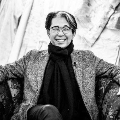 O designer japonês Kenzo Takada, radicado em Paris