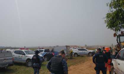 PM resgata policiais que caíram em emboscada em fazenda de Rondônia