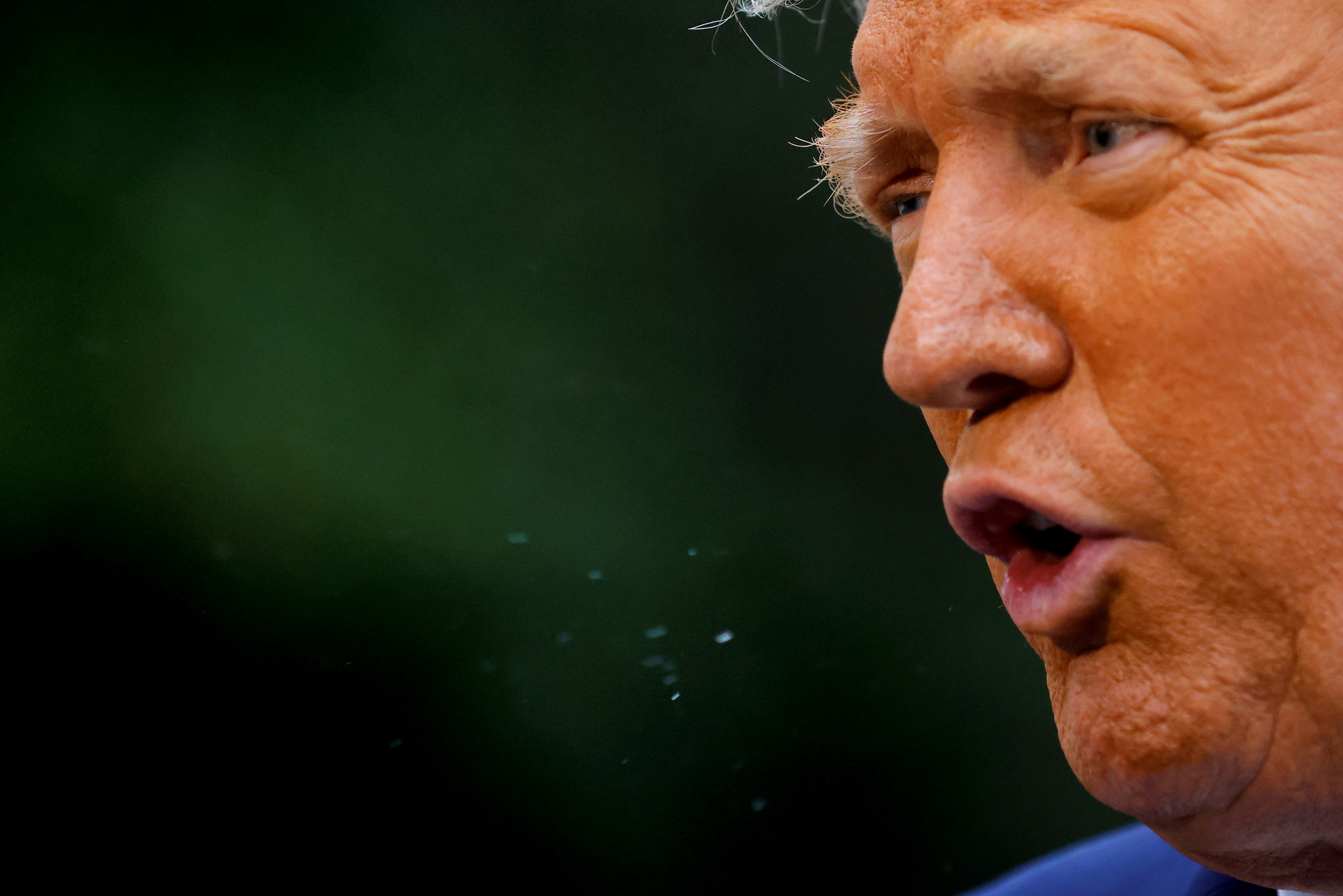 O presidente dos EUA, Donald Trump, na Casa Branca