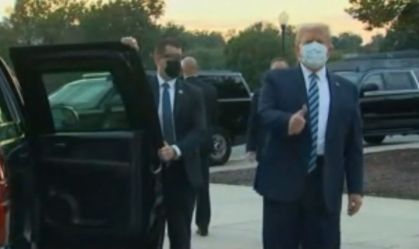 Trump tem alta de hospital após três dias internado com Covid-19