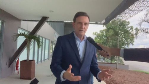 Prefeito do Rio de Janeiro, Marcelo Crivella em entrevista à CNN (22.mar.20)