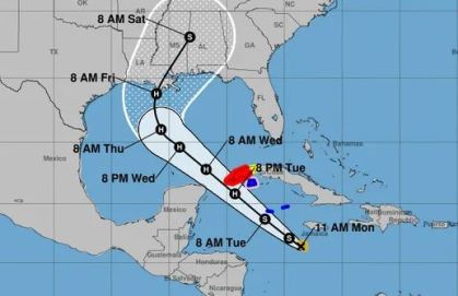 Tempestade tropical Delta deve chegar aos EUA como furacão