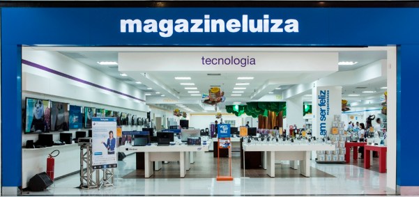 Fachada de loja da varejista Magazine Luiza
