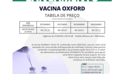 Foi a 1ª e espero que a última, diz presidente da Anvisa sobre golpe da vacina