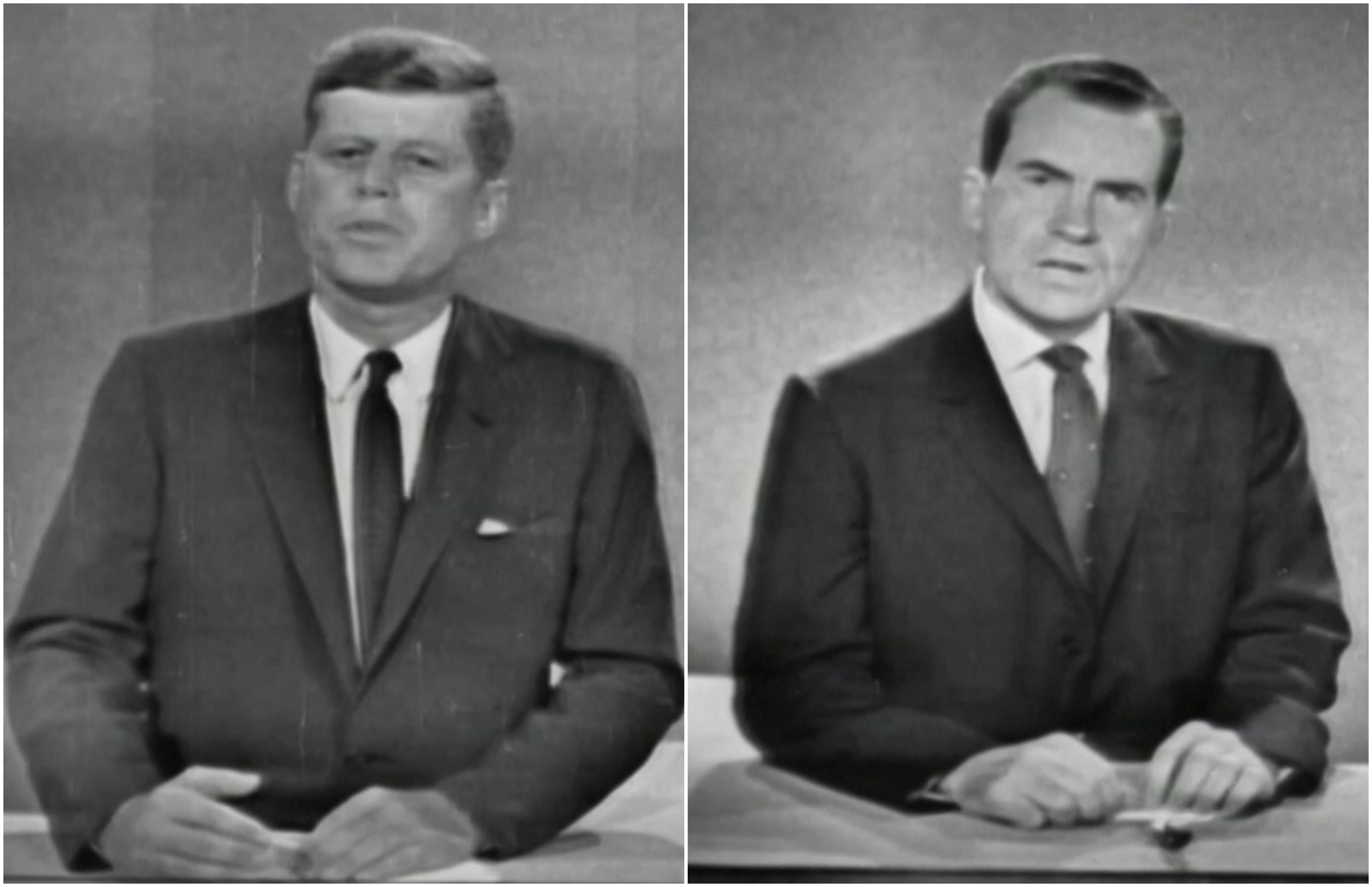 Kennedy estava em Nova York e Nixon em Los Angeles no debate de 1960