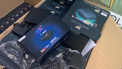 Equipamentos Smart TV Box apreendidos no Rio de Janeiro
