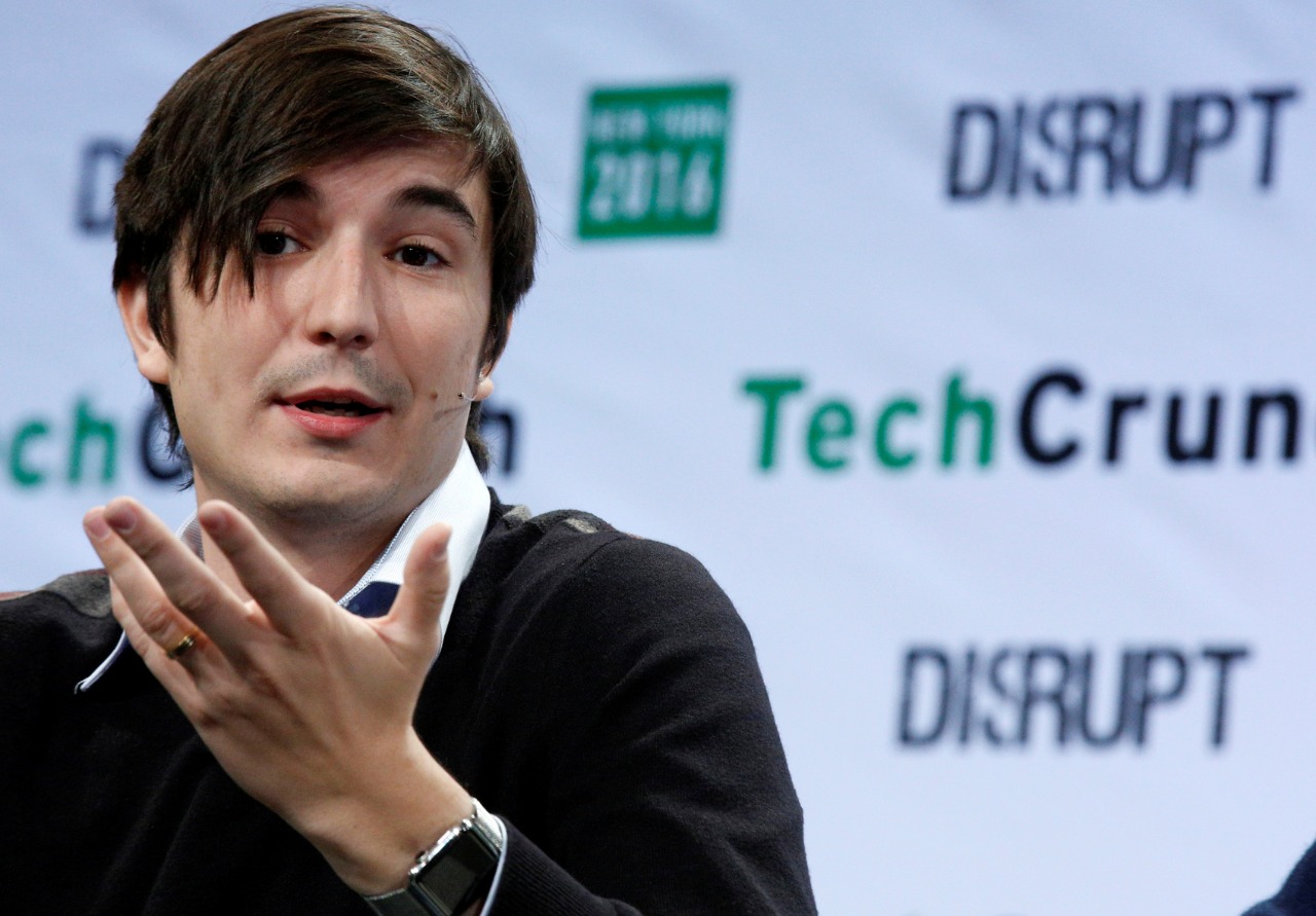 Vlad Tenev, co-fundador do app de investimento Robinhood, durante evento em New 