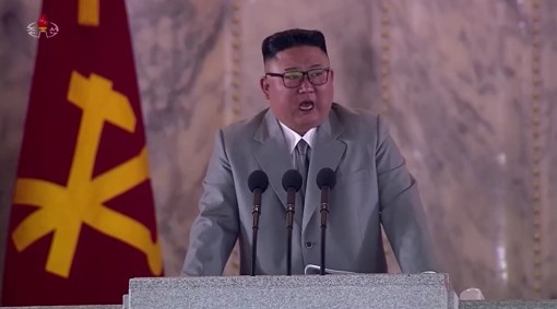 Kim Jong-Un se emocionou durante discurso