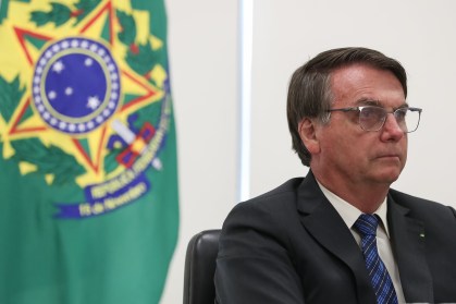 Bolsonaro durante evento na Federação das Indústrias do Estado do Rio de Janeiro