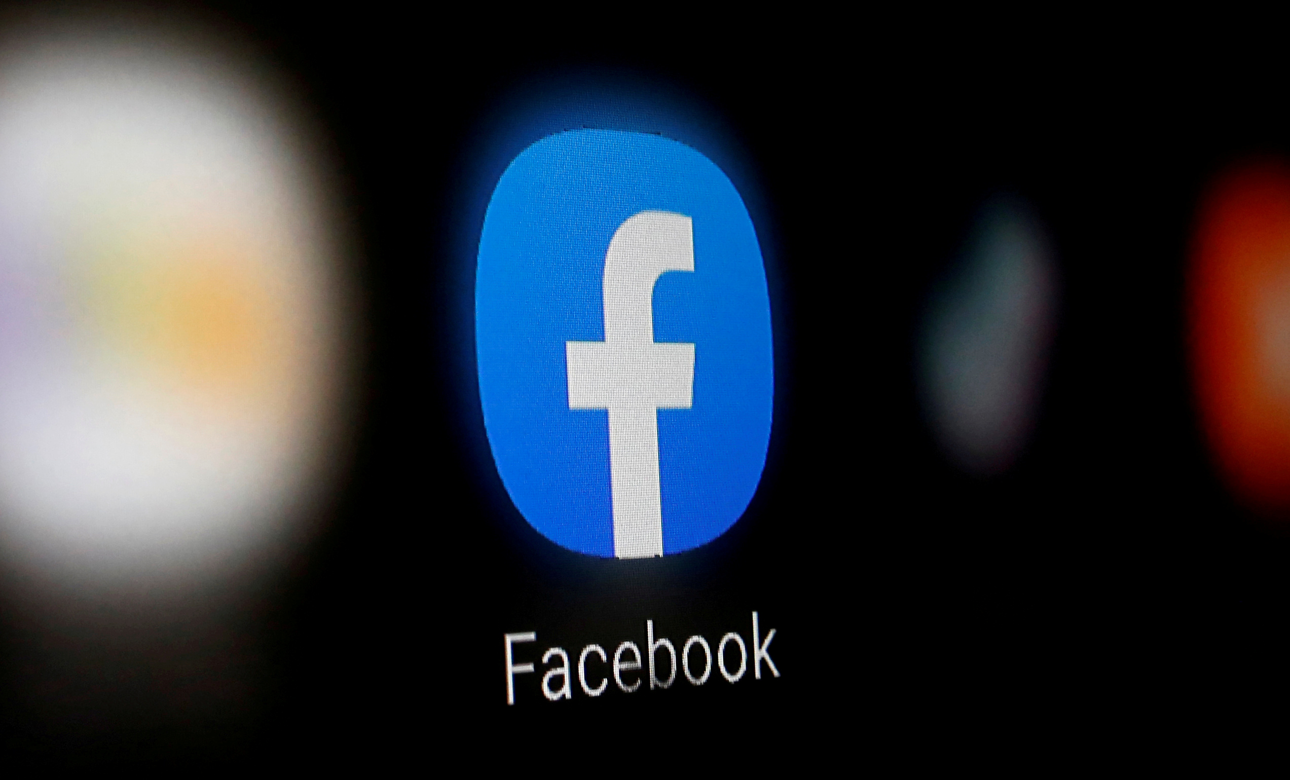 Aplicativo do Facebook em um smartphone