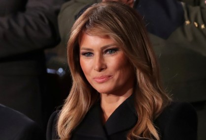 A primeira-dama dos EUA, Melania Trump