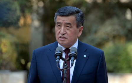 Sooronbai Jeenbekov, presidente do Quirguistão 