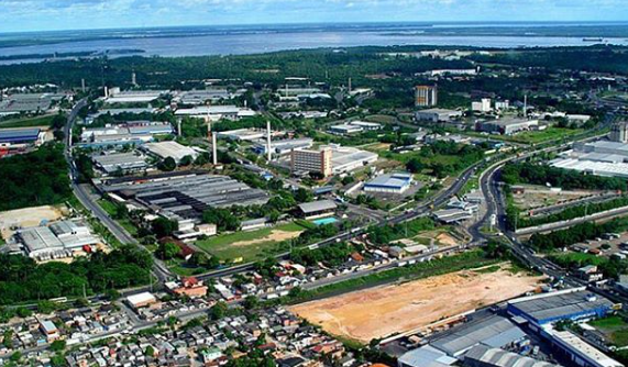 Visão aérea de Manaus