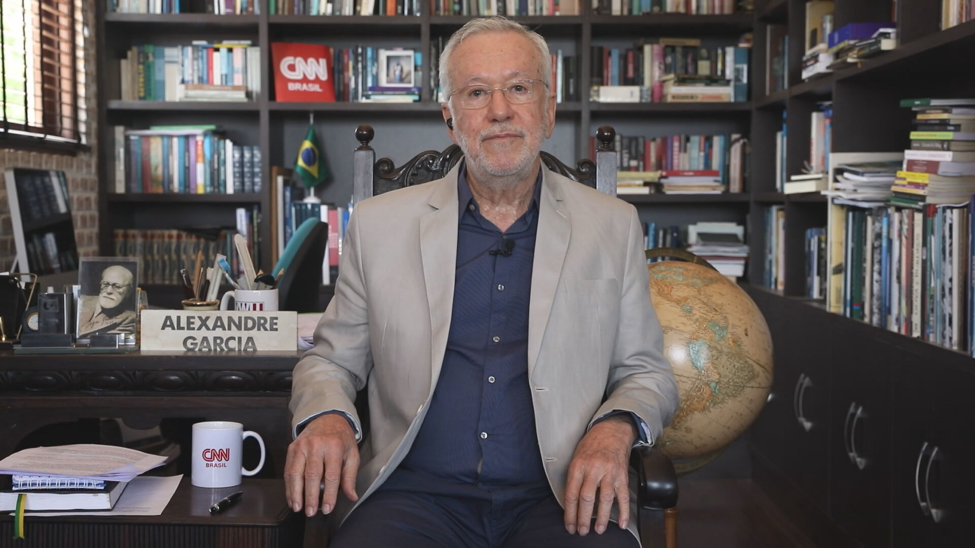 Alexandre Garcia no quadro Liberdade de Opinião