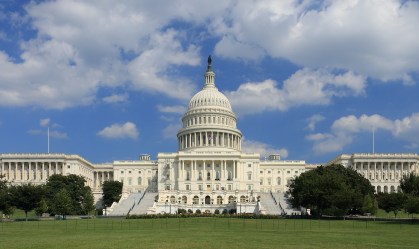 Capitólio em Washington, sede do Poder Legislativo dos EUA