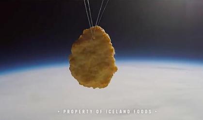 Supermercado britânico envia nugget de frango ao espaço