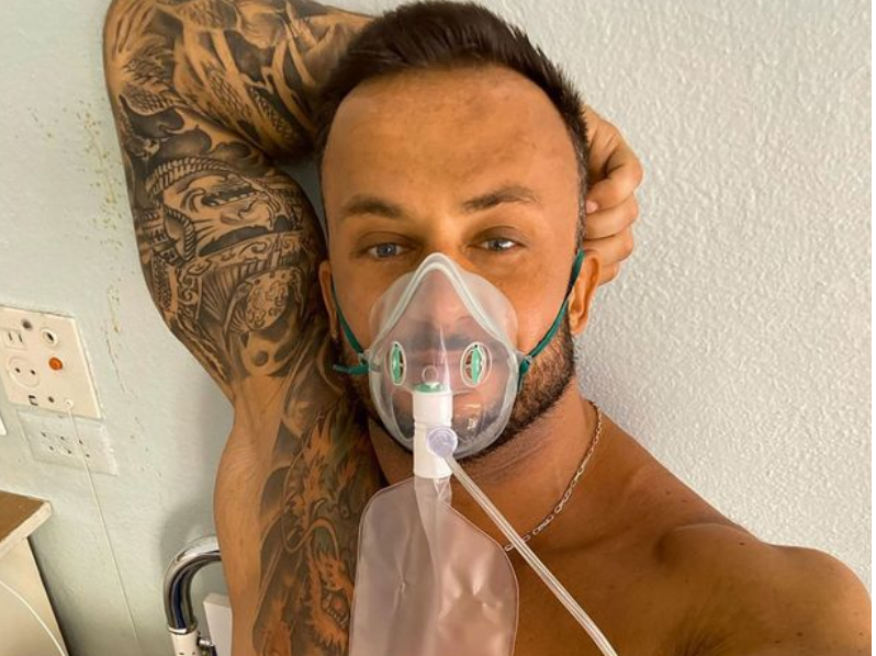 O influenciador digital fitness ucraniano Dmitriy Stuzhuk
