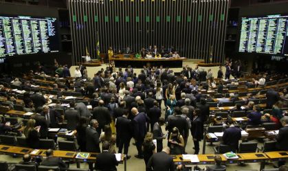 Sessão do Congresso, em Brasília