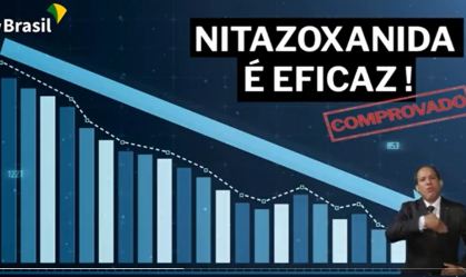 Ministério usa gráfico vendido na internet em apresentação de remédio anticovid
