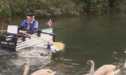 Idoso quer remar 160 km para arrecadar doações a pacientes com Covid-19