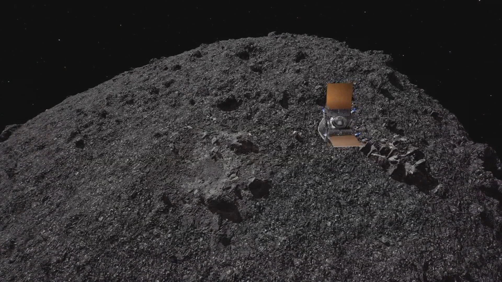 A sonda OSIRIS-REx deve demorar mais de quatro horas para pousar na superfície d