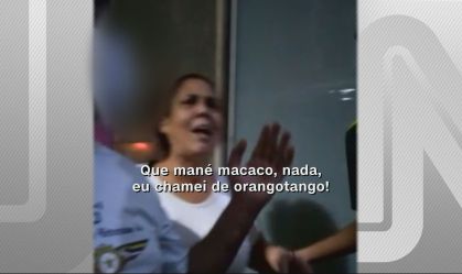 Mulher que chamou homem de 'orangotango' é liberada após pagar fiança no RJ