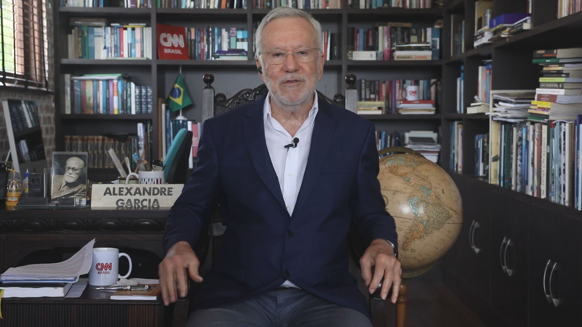 Alexandre Garcia no quadro Liberdade de Opinião 