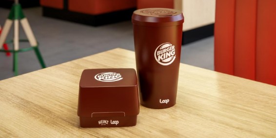 Burger King embalagens reutilizáveis