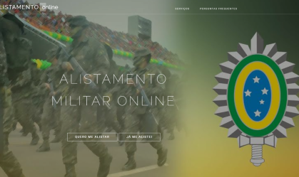 Por coronavírus, alistamento militar passar a ser feito apenas pela internet