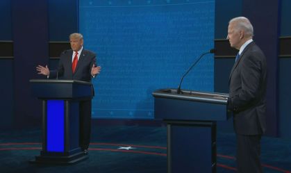 O que é verdade ou mentira nas declarações de Trump e Biden no debate final