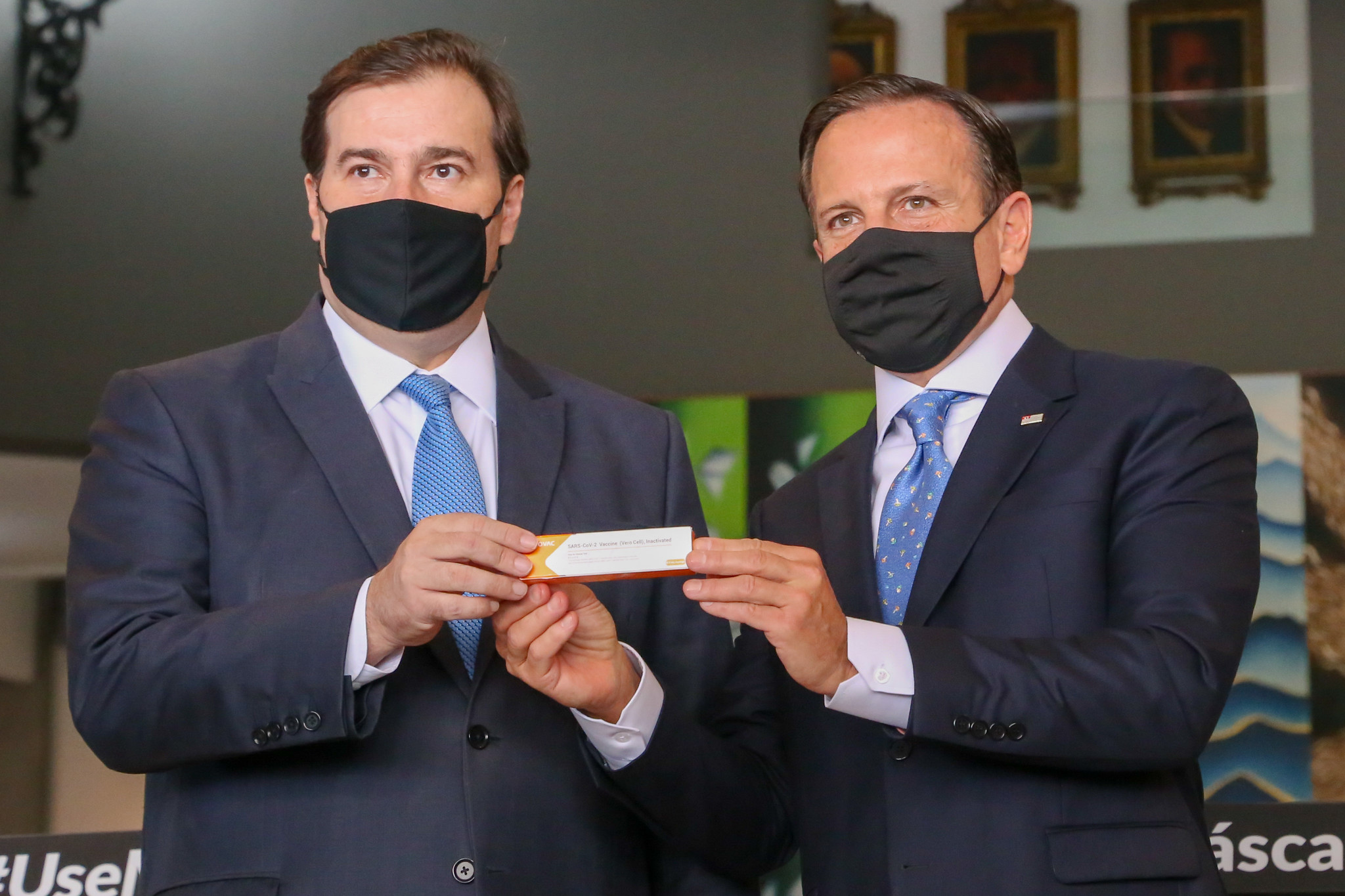 Rodrigo Maia e João Doria
