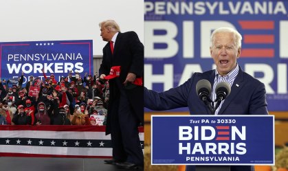 Trump e Biden correm por votos na Pensilvânia; entenda importância do estado