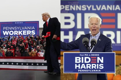 Trump e Biden fazem comícios em estado crítico para eleição nos Estados Unidos,