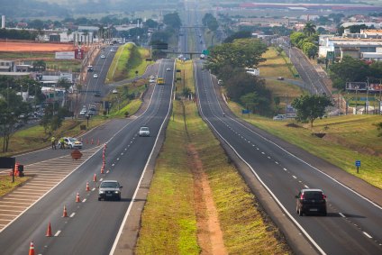 Trecho da rodovia SP-320, em Votuporanga (SP)