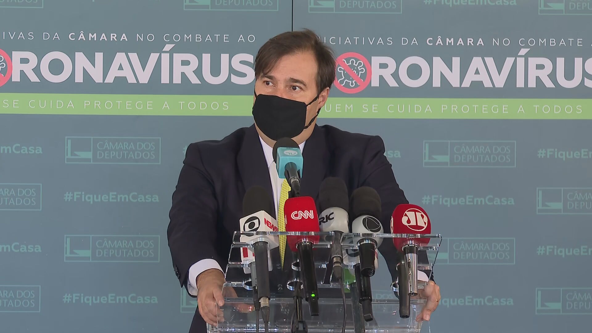 O presidente da Câmara, Rodrigo Maia (DEM-RJ)