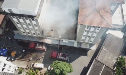 Riscos na estrutura do hospital de Bonsucesso serão avaliados após o rescaldo