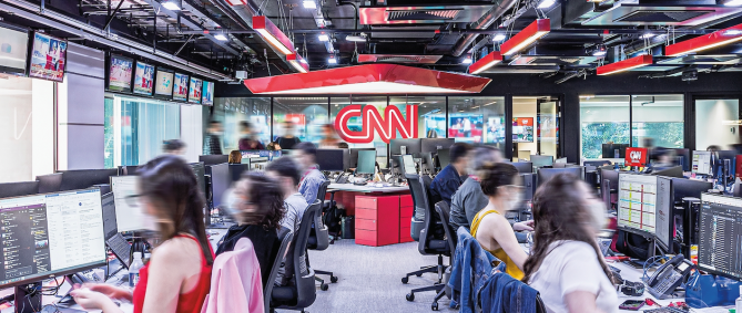 Redação da CNN, na Avenida Paulista, em São Paulo