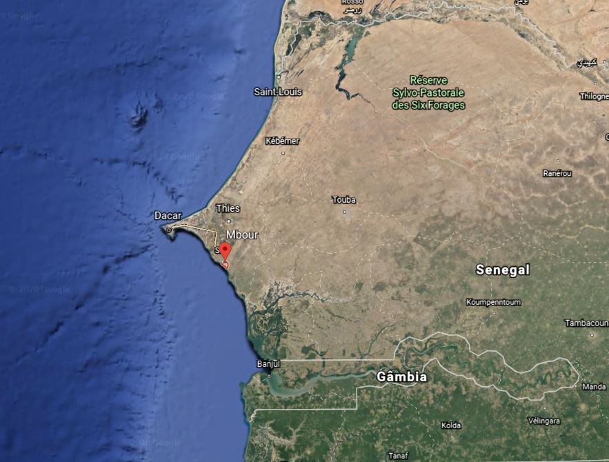 Mbour, no Senegal, de onde partiram os imigrantes