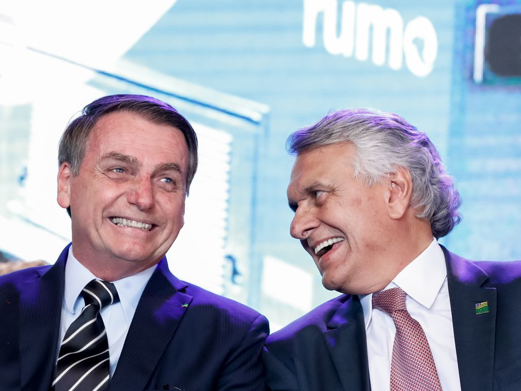 Jair Bolsonaro e Ronaldo Caiado