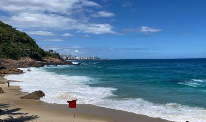 Sem calor no feriado de Finados, praias do Rio têm movimentação baixa